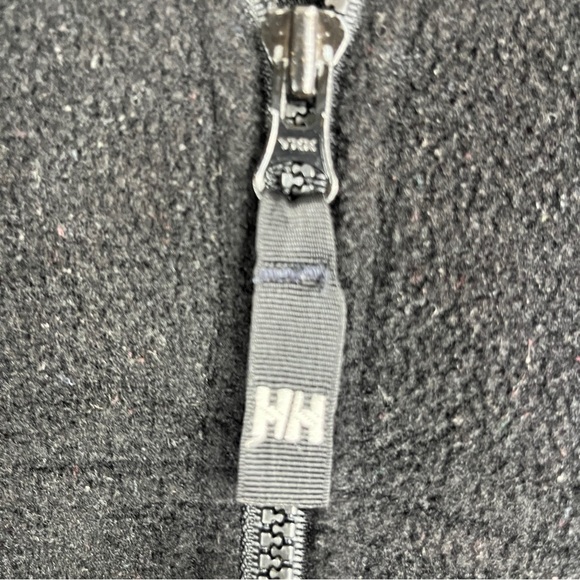 Vintage HELLY HANSEN Jacket Women's Large Black Full Zip Thick Fleece Outdoor - Picture 10 of 13